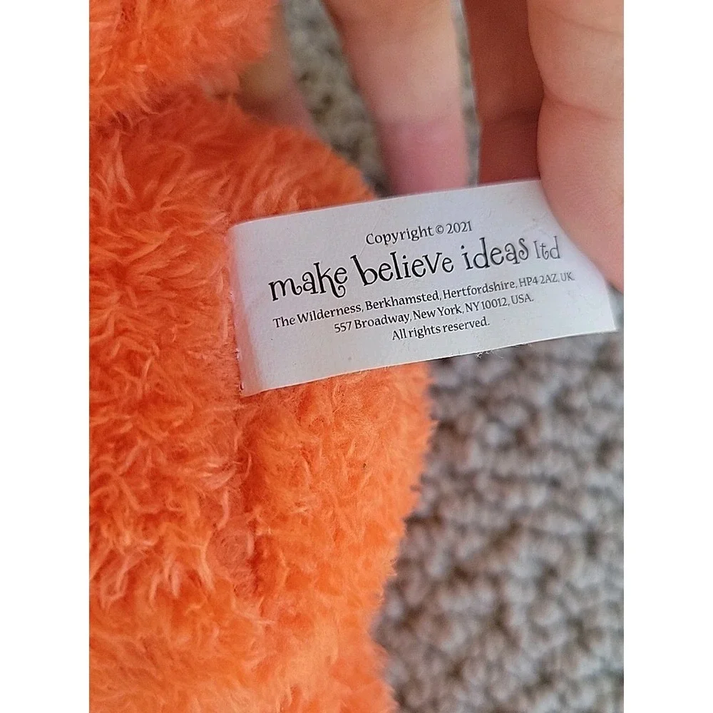 Make Believe Ideas Sensory Snuggables Plush Fox Crinkle Toy Lovey - Picture 3 of 3